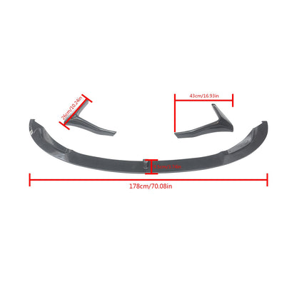 CARIG For 2015-2020 BMW F80 M3 F83 F82 M4 フロント リップ M パフォーマンス 4 ピース ABS 塗装フロント スプリッター