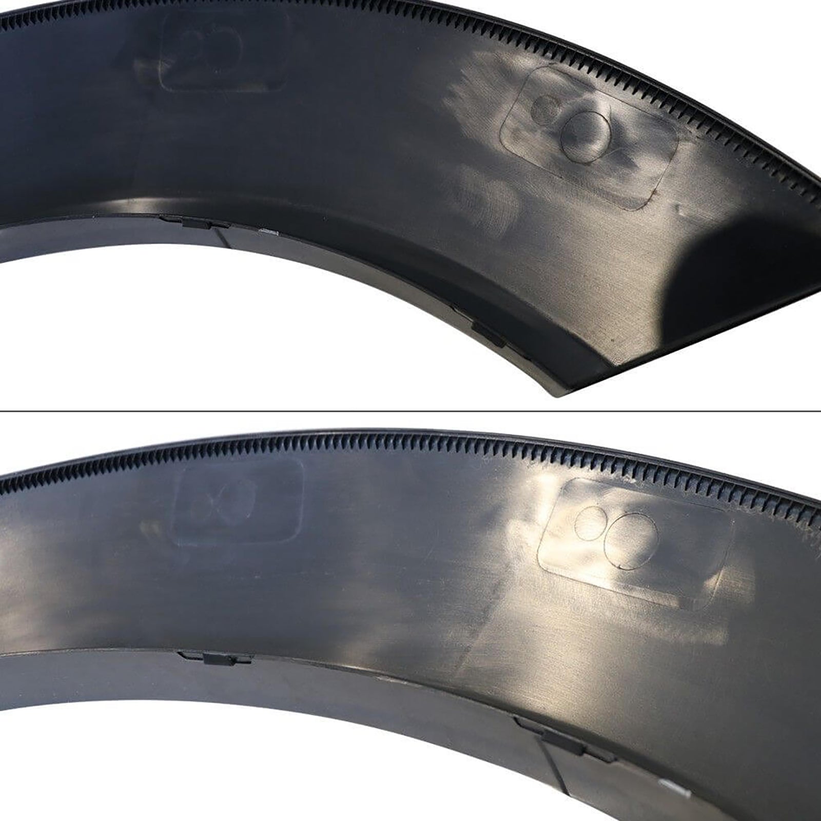 CARIG For 2015-2024 ダッジ チャレンジャー SRT ヘルキャット デーモンスタイル ワイドボディ フェンダーフレア 未塗装 ポリプロピレン