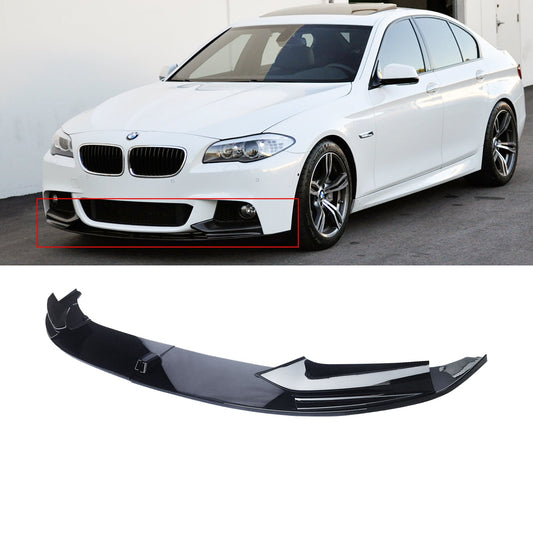 CARIG For 2011-2016 BMW 5 シリーズ F10 M スポーツ フロント リップ バンパー ABS 2Pcs フロント リップ スプリッター キット