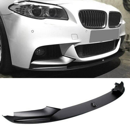 CARIG For 2011-2016 BMW 5シリーズ F10 Mスポーツ フロントリップバンパー ABS フロントリップスプリッターキット?