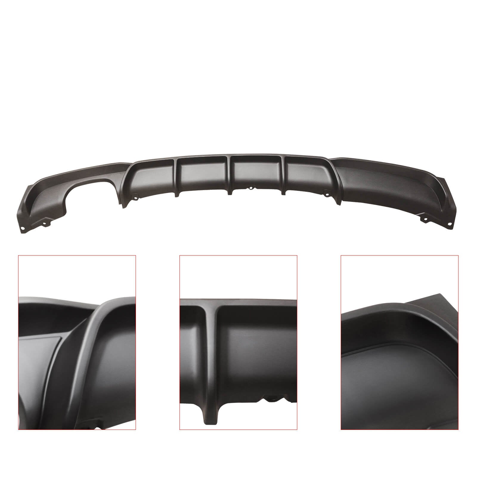 CARIG For 2012-2019 BMW F30 F31 Mスポーツバンパー320i 328iリアディフューザーのみフィットMスポーツモデル