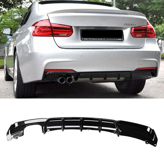 CARIG For 2012-2019 BMW F30 F31 Mスポーツバンパー320i 328iリアディフューザーのみフィットMスポーツモデル