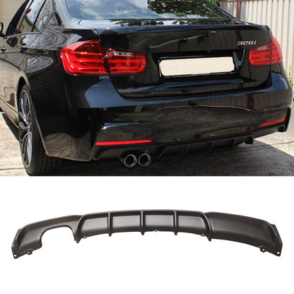 CARIG For 2012-2019 BMW F30 F31 Mスポーツバンパー320i 328iリアディフューザーのみフィットMスポーツモデル