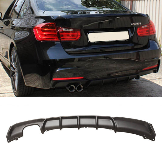 CARIG For 2012-2019 BMW F30 F31 Mスポーツバンパー320i 328iリアディフューザーのみフィットMスポーツモデル
